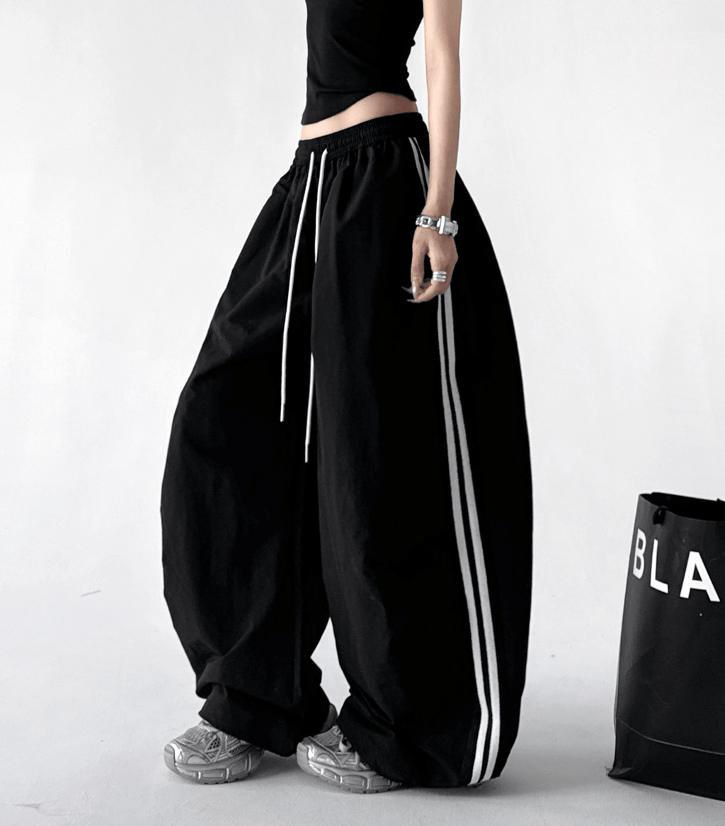 Contrast Stripe Wide - Leg Track Pants – CT6653 - COPPING THREADS - CT Select
