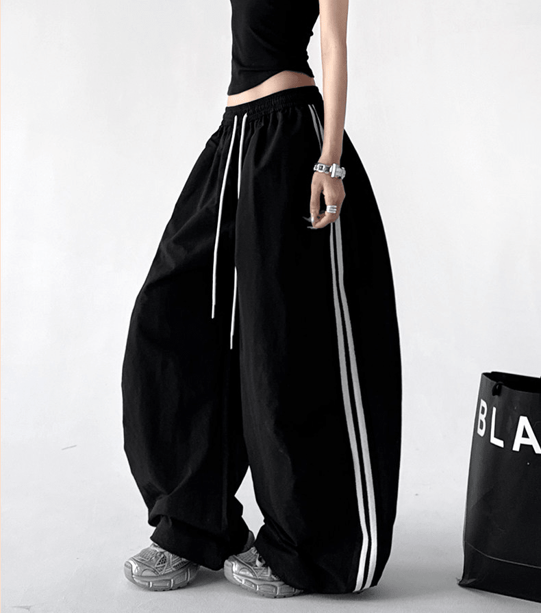 Contrast Stripe Wide - Leg Track Pants – CT6653 - COPPING THREADS - CT Select