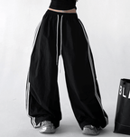 Contrast Stripe Wide - Leg Track Pants – CT6653 - COPPING THREADS - CT Select