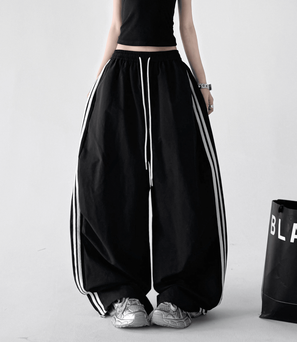 Contrast Stripe Wide - Leg Track Pants – CT6653 - COPPING THREADS - CT Select