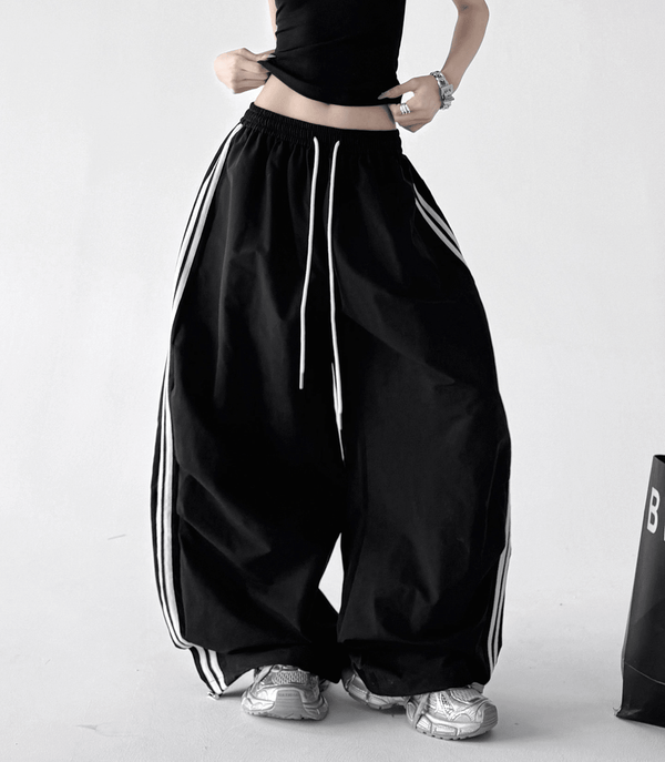 Contrast Stripe Wide - Leg Track Pants – CT6653 - COPPING THREADS - CT Select