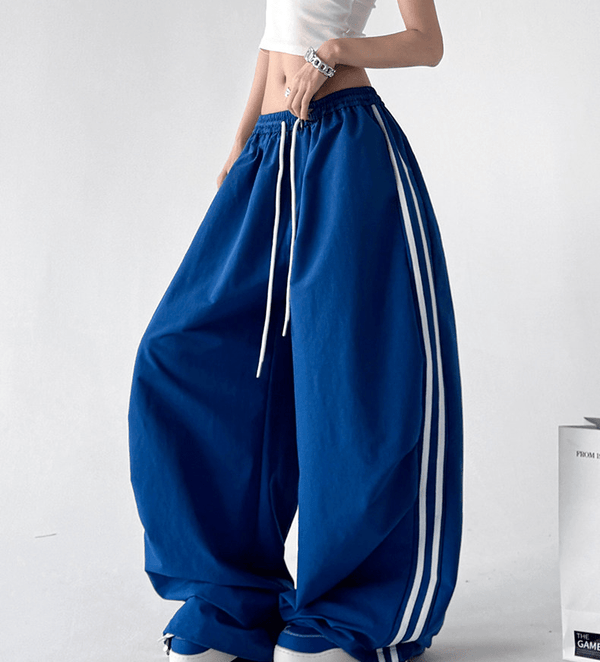 Contrast Stripe Wide - Leg Track Pants – CT6653 - COPPING THREADS - CT Select