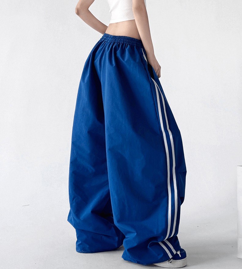 Contrast Stripe Wide - Leg Track Pants – CT6653 - COPPING THREADS - CT Select