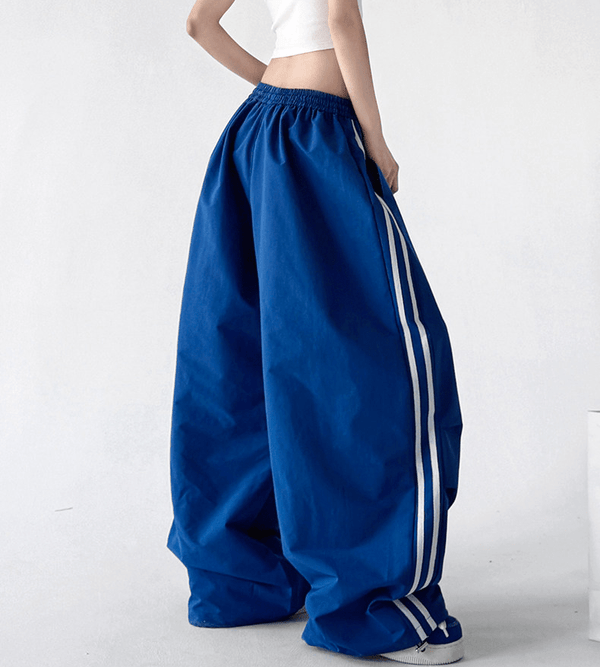 Contrast Stripe Wide - Leg Track Pants – CT6653 - COPPING THREADS - CT Select