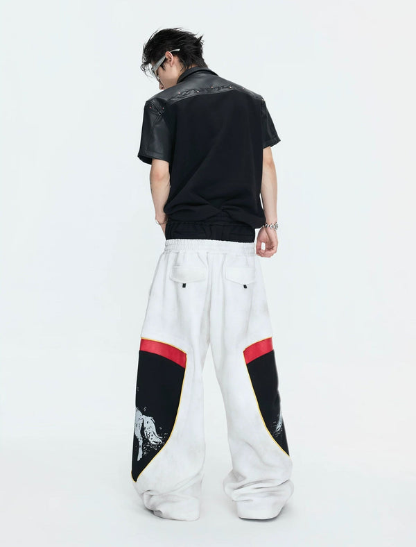 Contrast-Trim Embroidered Polo Shirt - COPPING THREADS - Argue Culture