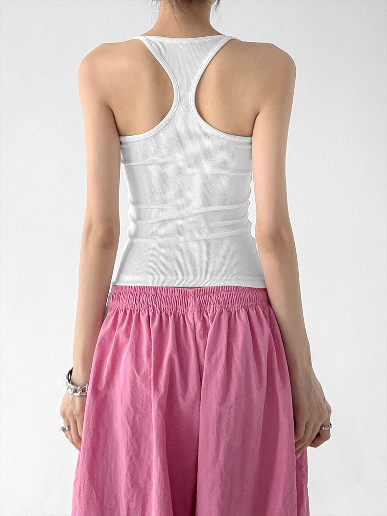Contrast-Trim Racerback Tank - CT66116 - COPPING THREADS - CT ORIGINALS