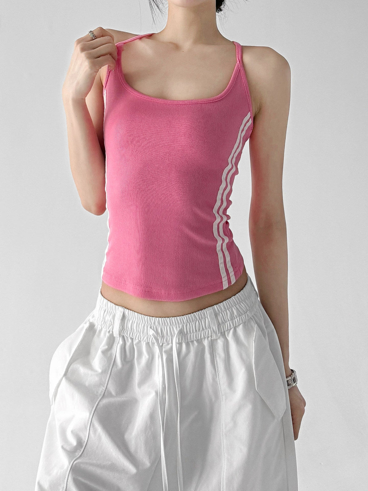 Contrast-Trim Racerback Tank - CT66116 - COPPING THREADS - CT ORIGINALS