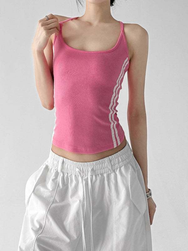 Contrast-Trim Racerback Tank - CT66116 - COPPING THREADS - CT ORIGINALS