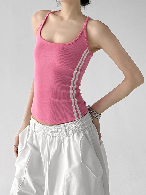 Contrast-Trim Racerback Tank - CT66116 - COPPING THREADS - CT ORIGINALS