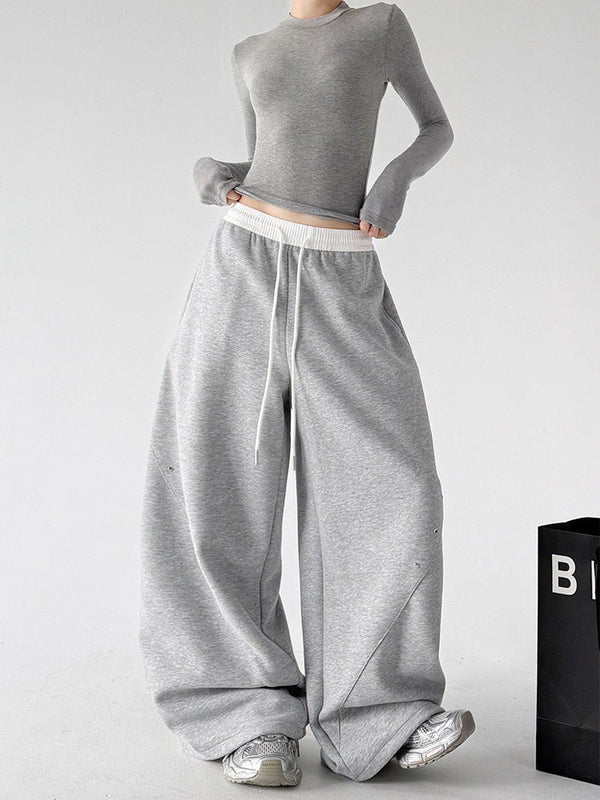 Contrast-Waist Balloon Sweatpants - CT66236 - COPPING THREADS - CT ORIGINALS