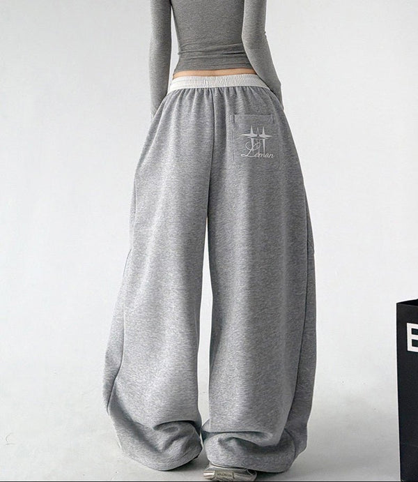 Contrast-Waist Balloon Sweatpants - CT66236 - COPPING THREADS - CT ORIGINALS