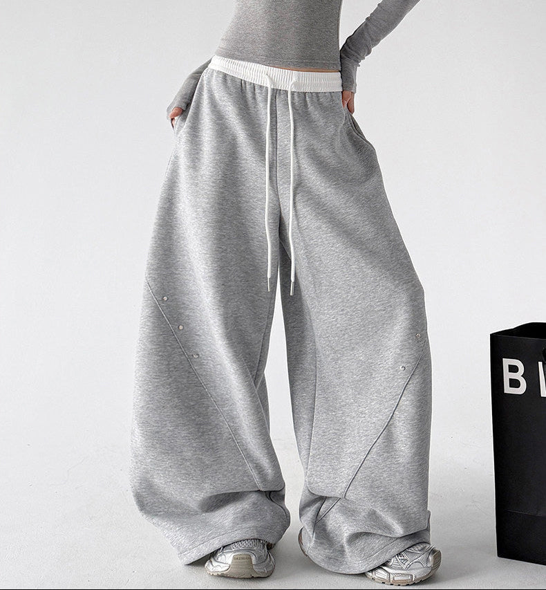 Contrast-Waist Balloon Sweatpants - CT66236 - COPPING THREADS - CT ORIGINALS