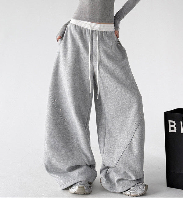 Contrast-Waist Balloon Sweatpants - CT66236 - COPPING THREADS - CT ORIGINALS