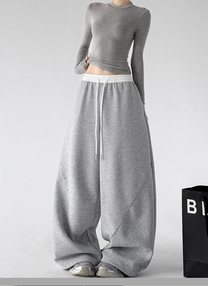 Contrast-Waist Balloon Sweatpants - CT66236 - COPPING THREADS - CT ORIGINALS