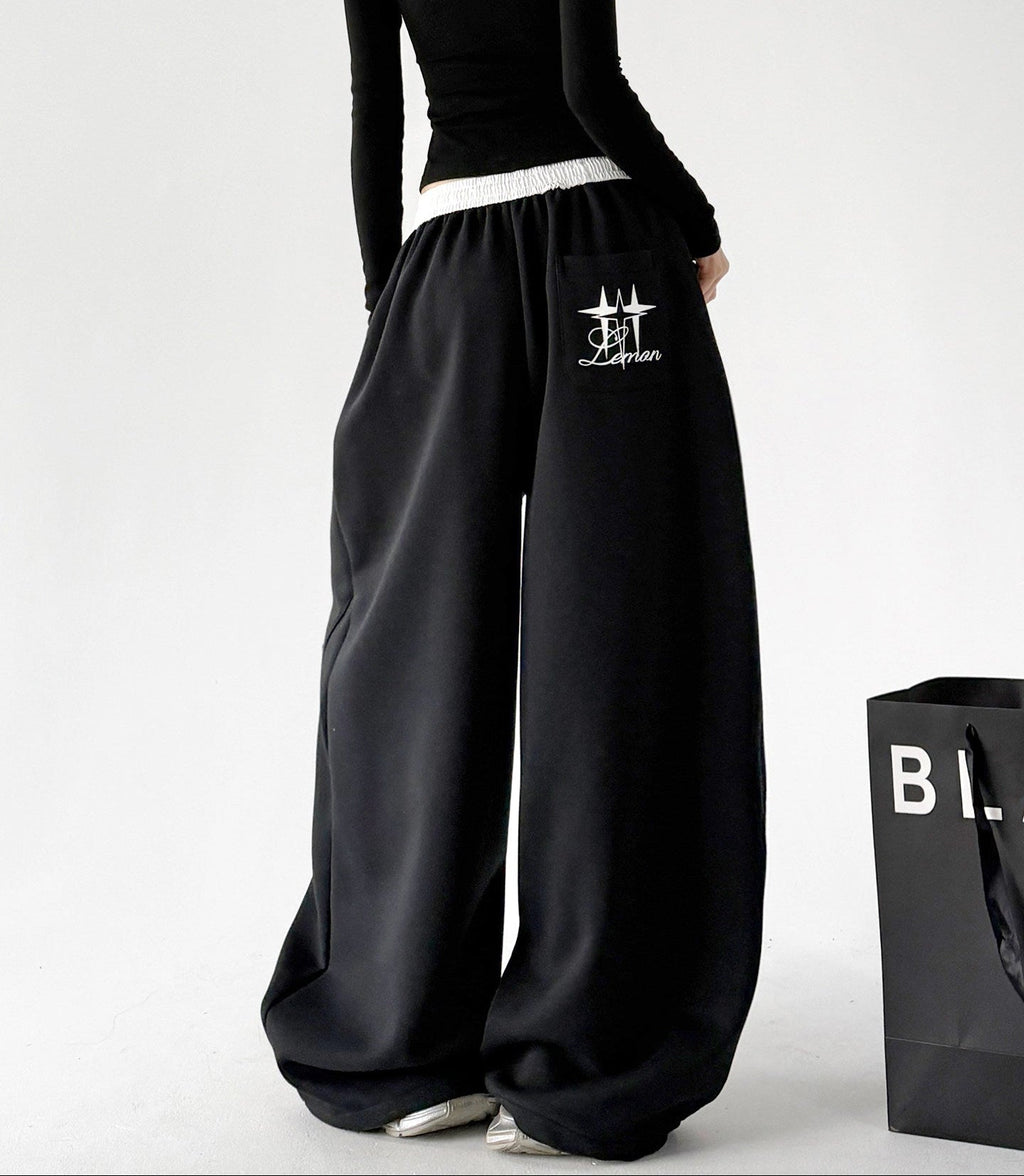 Contrast-Waist Balloon Sweatpants - CT66236 - COPPING THREADS - CT ORIGINALS