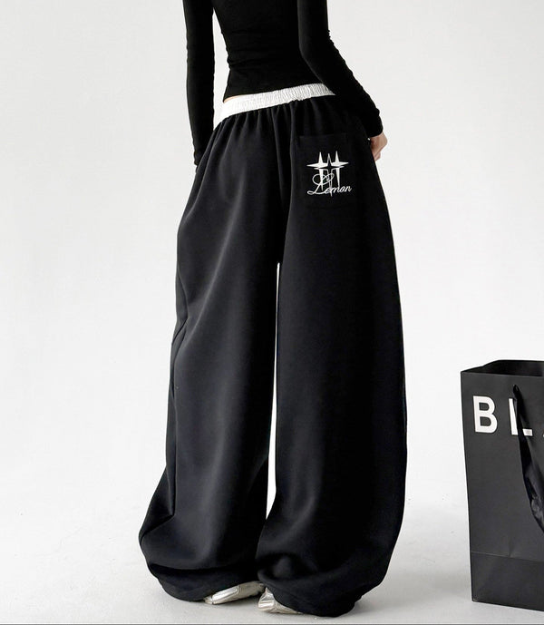 Contrast-Waist Balloon Sweatpants - CT66236 - COPPING THREADS - CT ORIGINALS