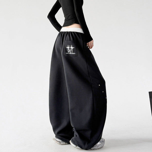 Contrast-Waist Balloon Sweatpants - CT66236 - COPPING THREADS - CT ORIGINALS