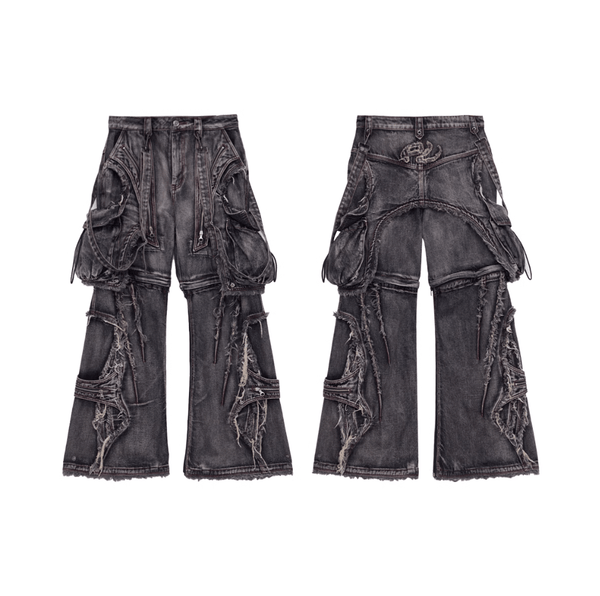 Convertible Denim Overalls - COPPING THREADS - PERSONSOUL