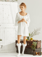 Cotton Ruffle Nightdress - COPPING THREADS - CT Dreamscape