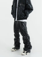 Crinkled Leather Parachute Pants - COPPING THREADS - CHICISLAND