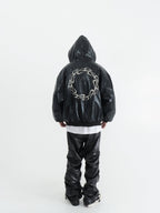 Crinkled Leather Parachute Pants - COPPING THREADS - CHICISLAND