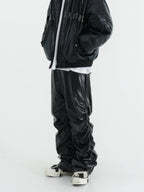 Crinkled Leather Parachute Pants - COPPING THREADS - CHICISLAND