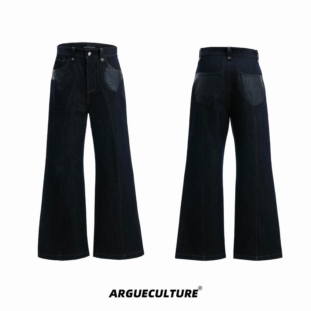 Croc-Trim Cropped Jacket and Pants Set - COPPING THREADS - Argue Culture