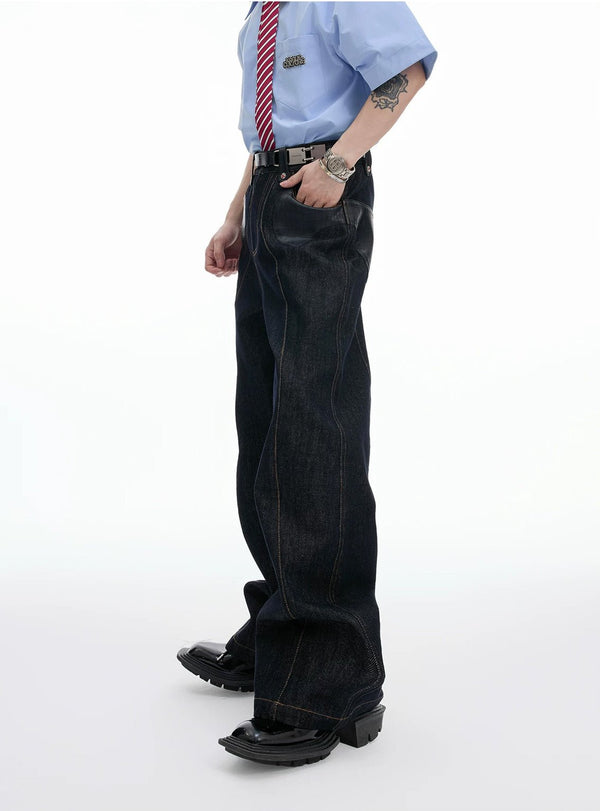 Croc-Trim Cropped Jacket and Pants Set - COPPING THREADS - Argue Culture