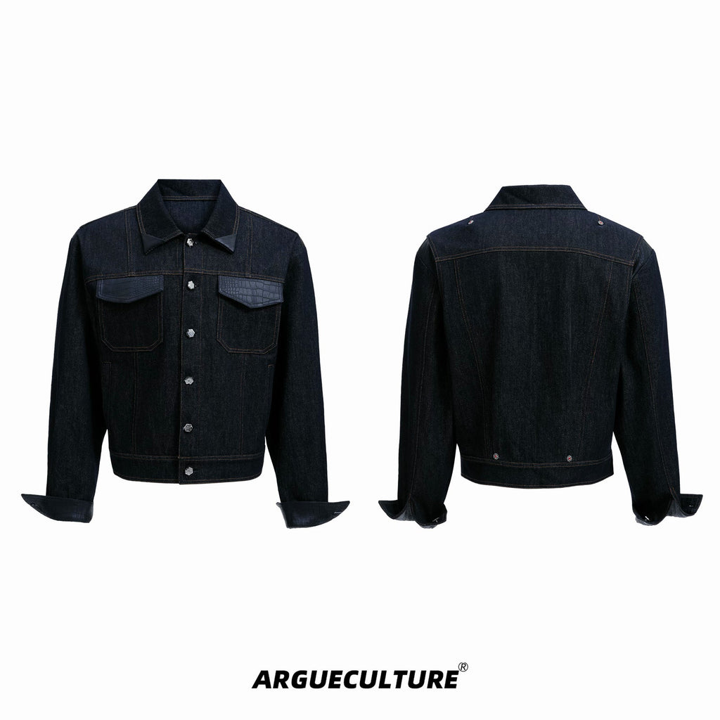 Croc-Trim Cropped Jacket and Pants Set - COPPING THREADS - Argue Culture