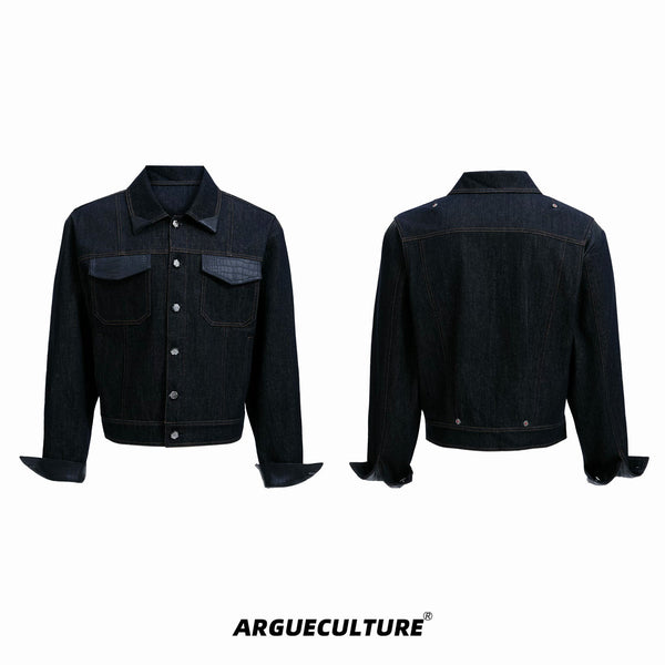 Croc-Trim Cropped Jacket and Pants Set - COPPING THREADS - Argue Culture