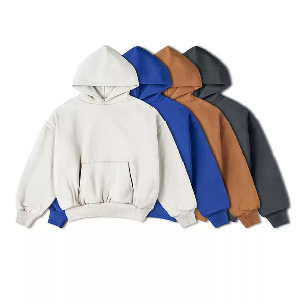 Cropped Double-Layer Hoodie - COPPING THREADS - IDLT