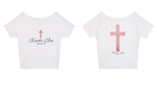 Cross Graphic Reversible Off - Shoulder Tee - COPPING THREADS - 0123Start