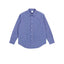 IDLT plaid shirt, blue front.