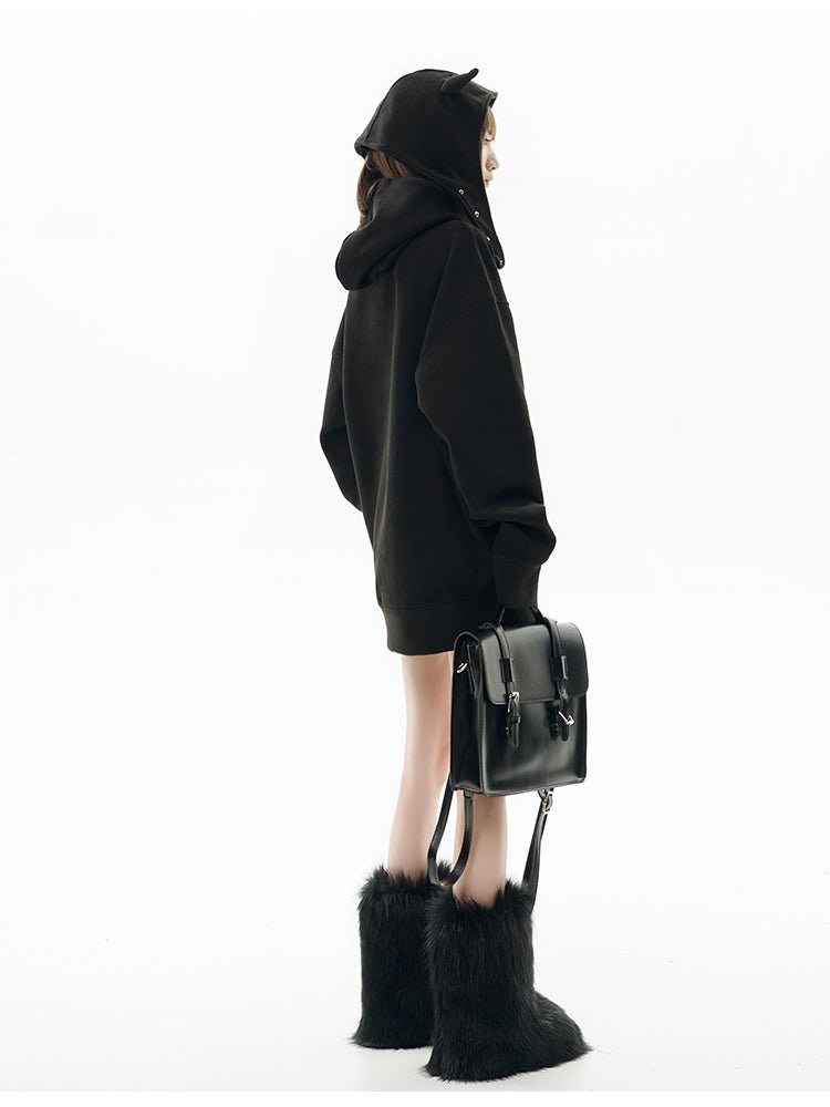 CT 베이직 메탈 스타 로고 후드 티셔츠  서브 이미지