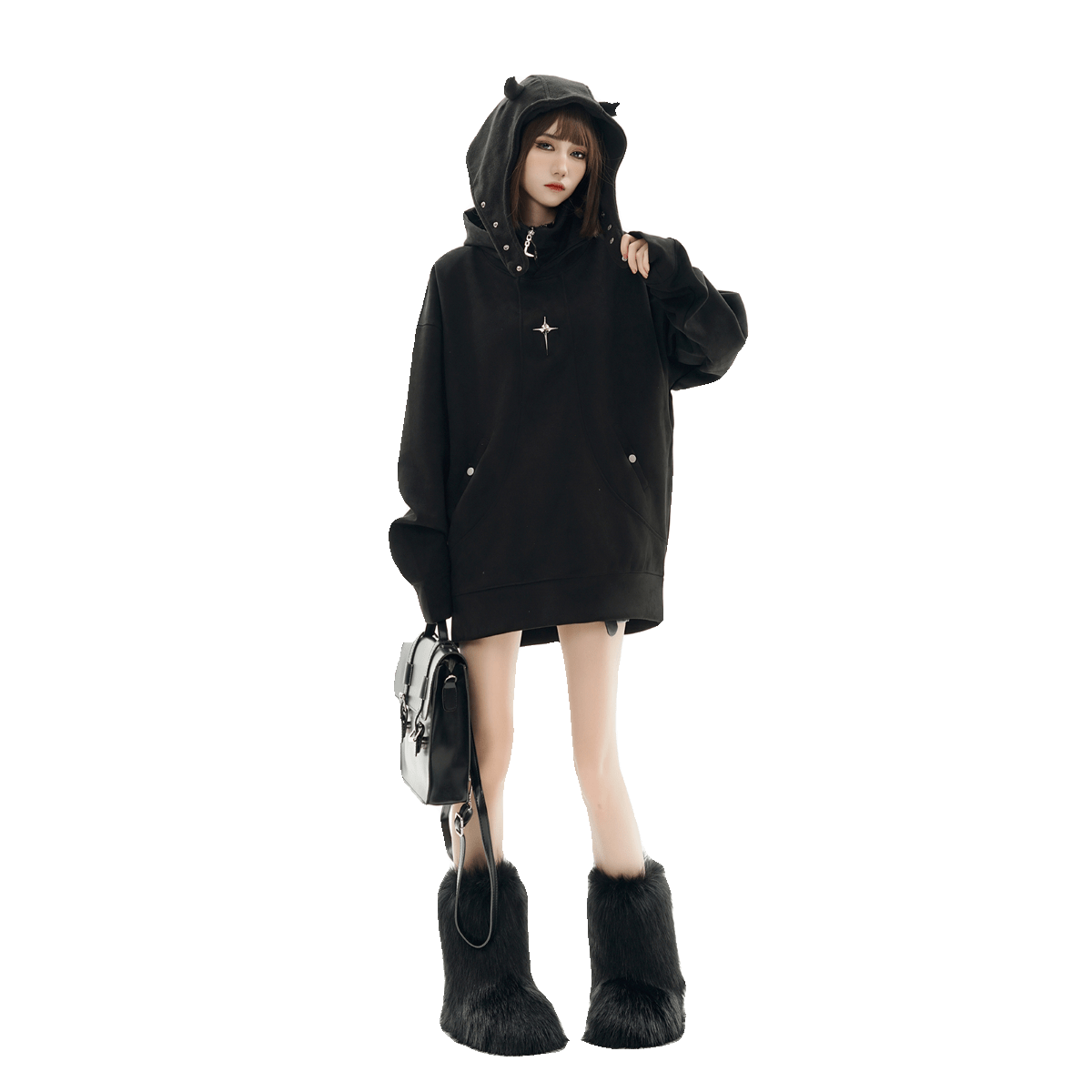 CT Basic Metal Star Logo Hoodie - COPPING THREADS - CT Select