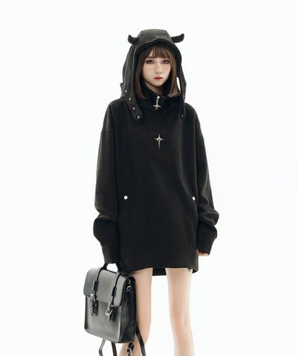 CT Basic Metal Star Logo Hoodie - COPPING THREADS - CT Select 메인 이미지