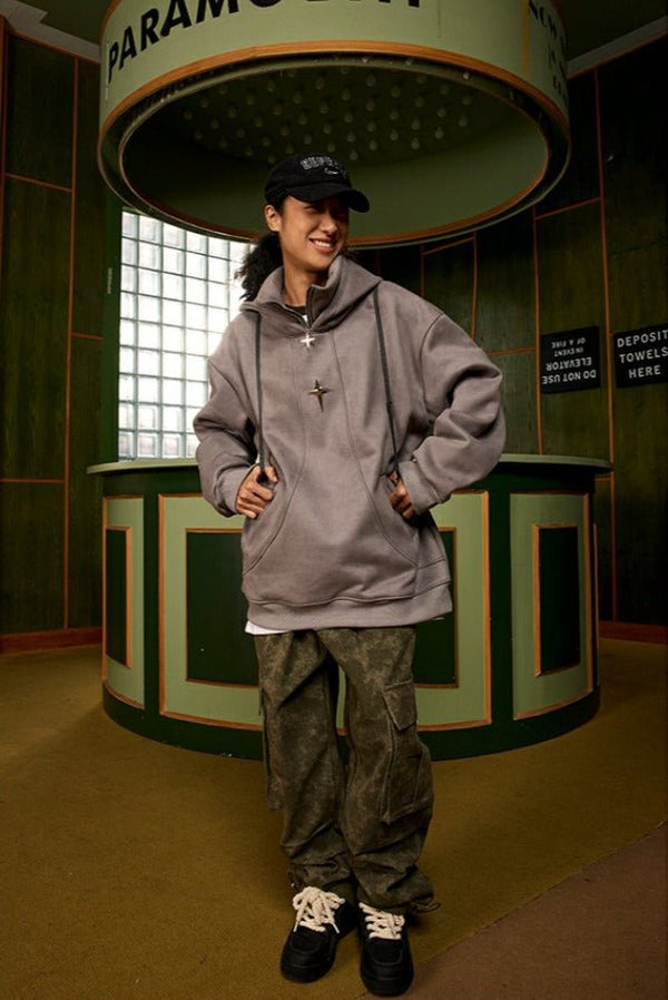 CT Heavyweight Metal Star Logo Hoodie - COPPING THREADS - CT Select