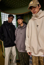 CT Heavyweight Metal Star Logo Hoodie - COPPING THREADS - CT Select