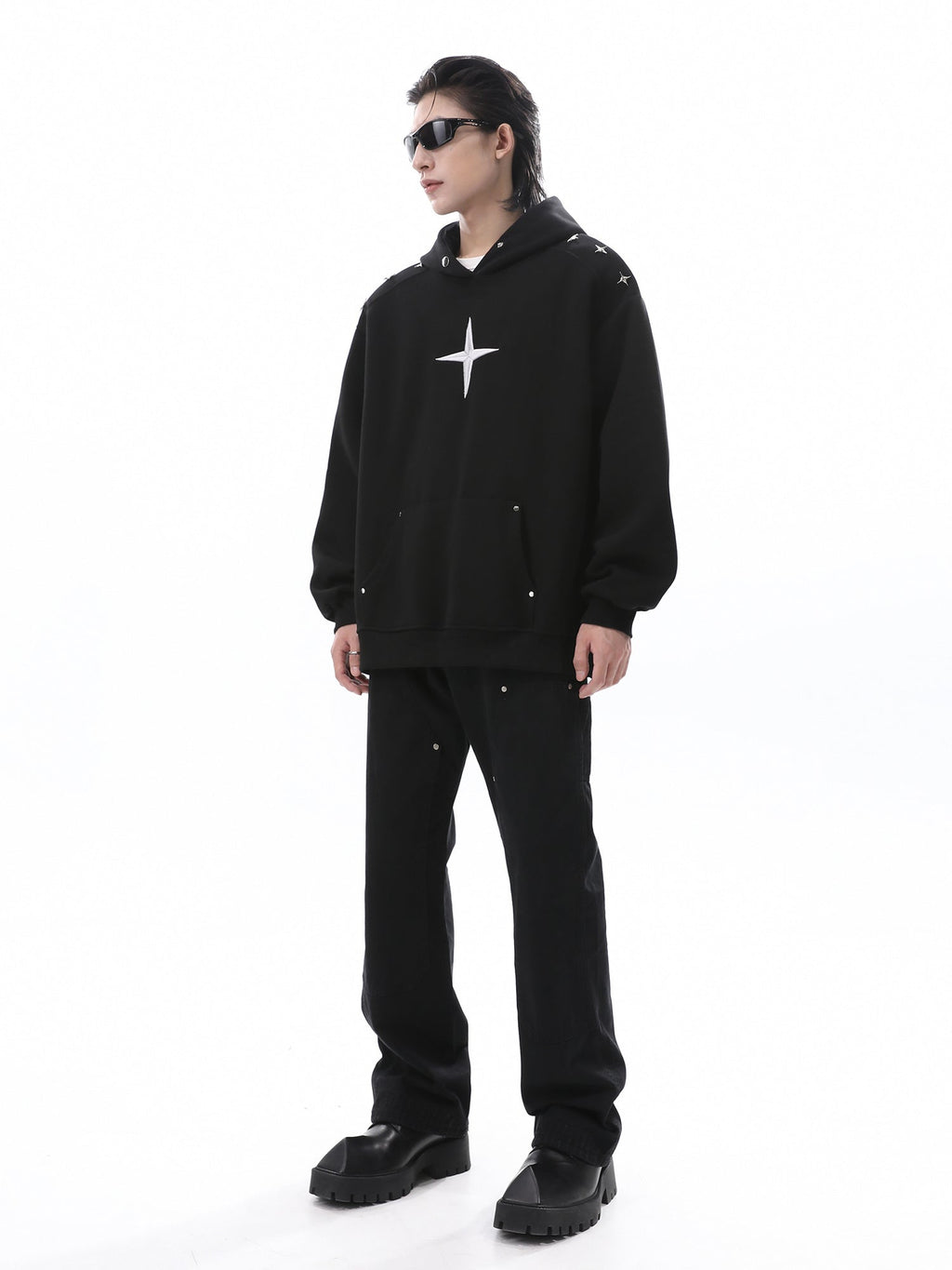 CT Star Logo Embroidered Hoodie - COPPING THREADS - CT Select