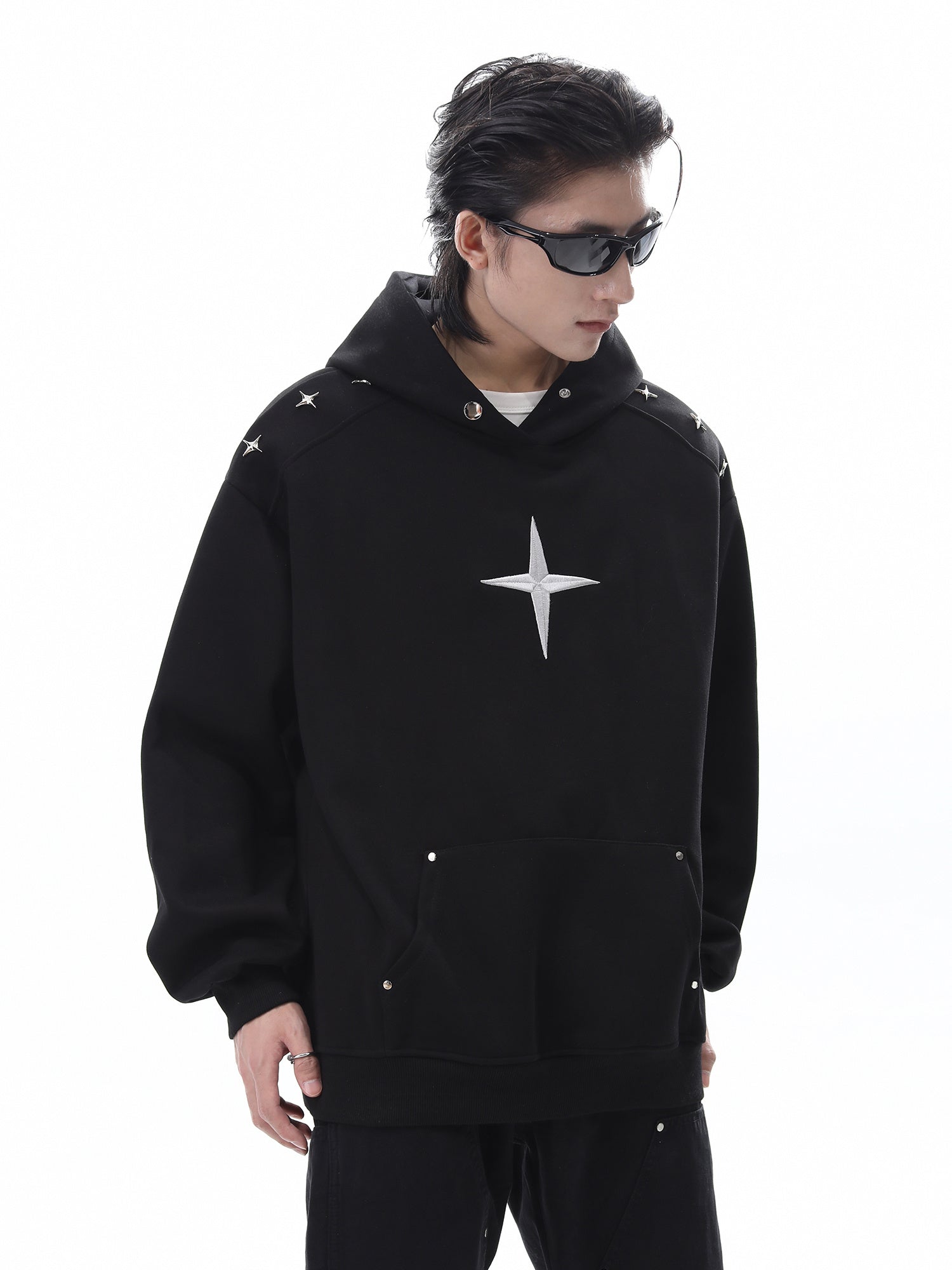 CT Star Logo Embroidered Hoodie - COPPING THREADS - CT Select
