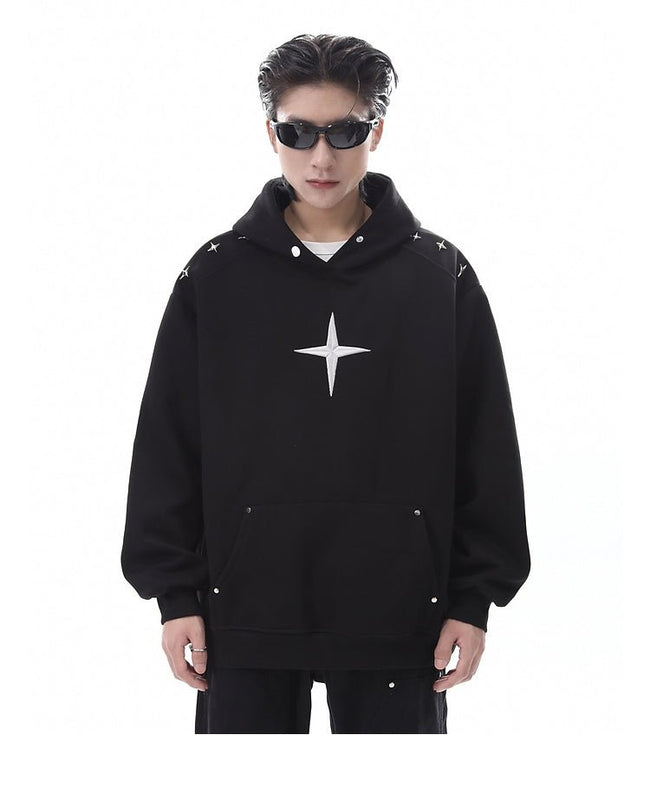 CT Star Logo Embroidered Hoodie Main Image