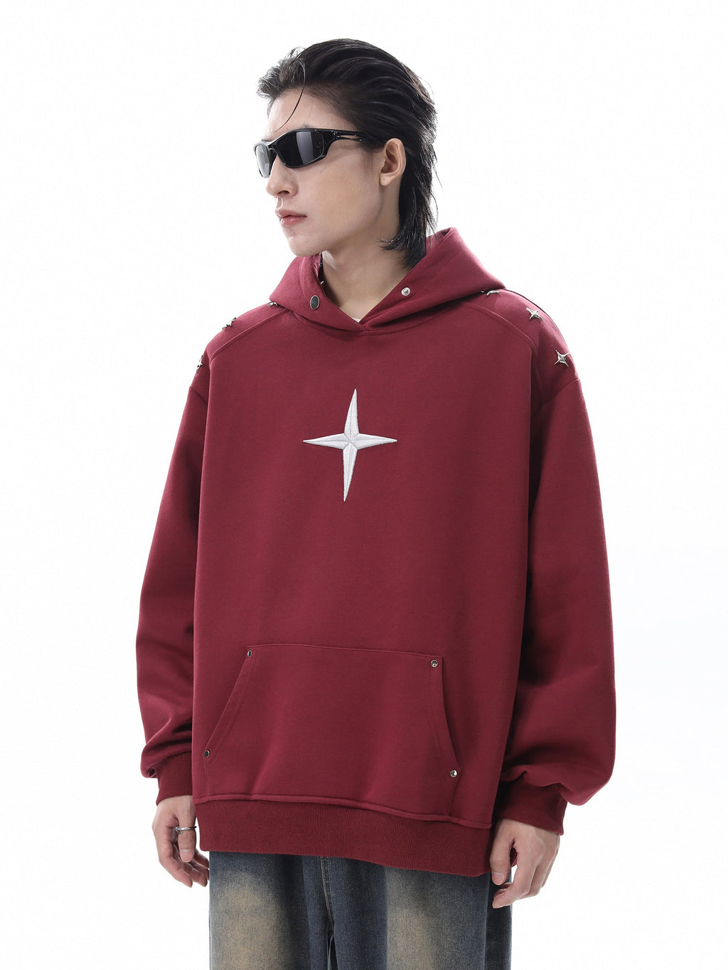 CT Star Logo Embroidered Hoodie - COPPING THREADS - CT Select