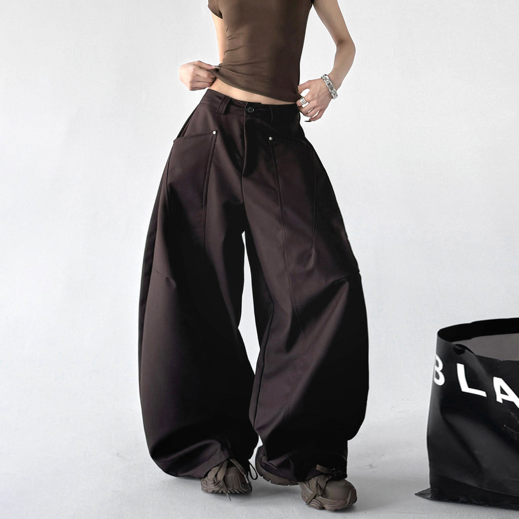 CT193 tailored pants 咖啡色 color view 01