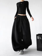 CT223 sweatpants in black, product view 19