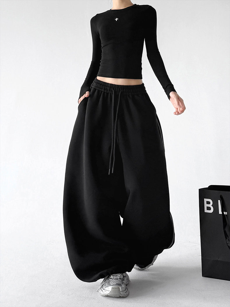 CT223 sweatpants in black, product view 19