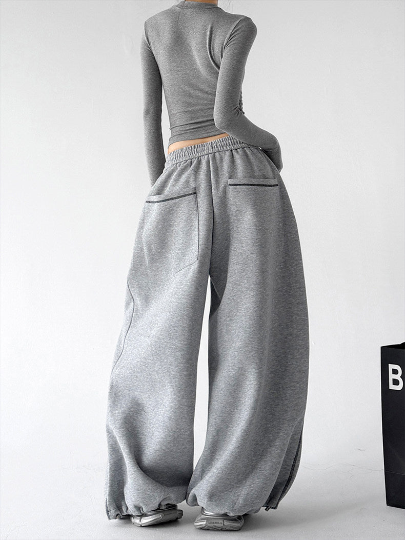 CT223 sweatpants in gray, product view 23