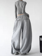 CT223 sweatpants in gray, product view 23