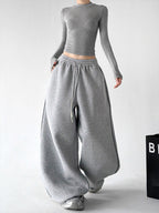 CT223 sweatpants in gray, product view 24