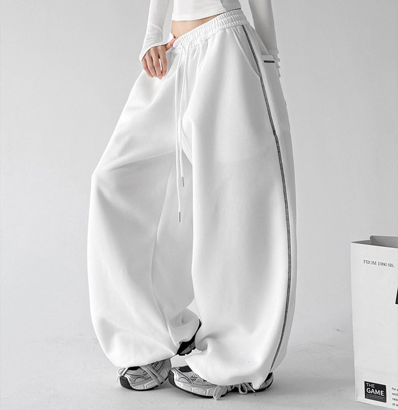 CT223 sweatpants in white, product view 32