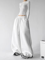 CT223 sweatpants in white, product view 33